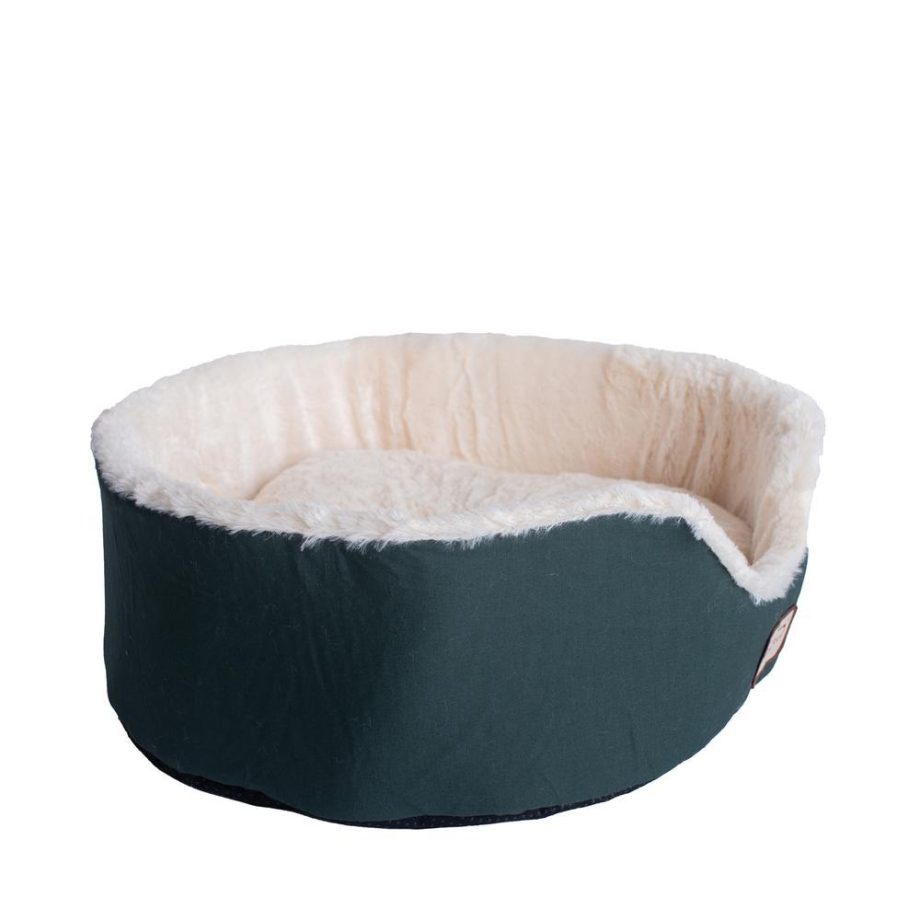 Armarkat Pet Bed Model C04HML/MB Laurel Green and Ivory