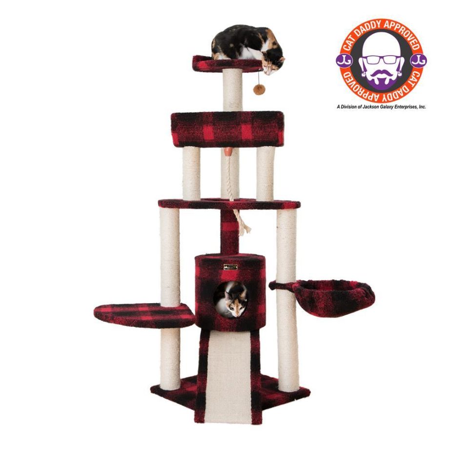 Armarkat Classic Real Wood Cat Tree Four Levels B5806