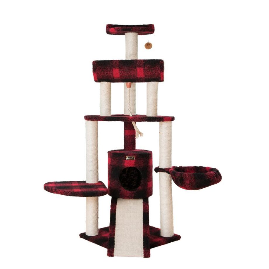 Armarkat Classic Real Wood Cat Tree Four Levels B5806