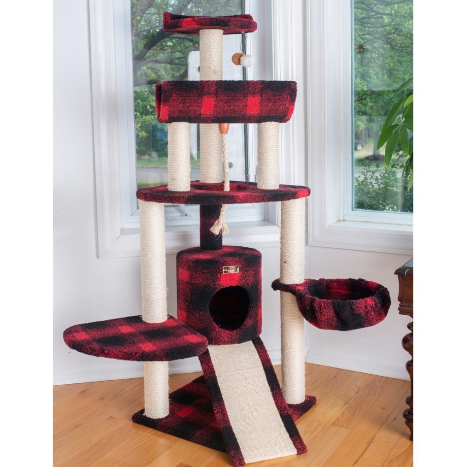 Armarkat Classic Real Wood Cat Tree Four Levels B5806