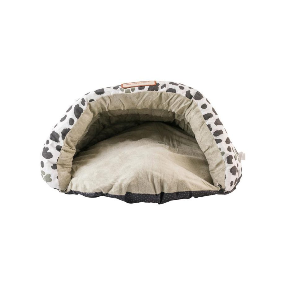 Armarkat Cat Bed Model C19HZY/HL Sage Green Paw Print Pattern