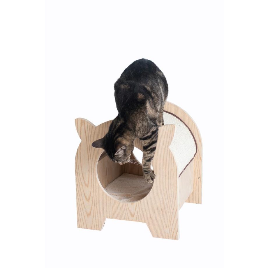 Armarkat Real Wood Model S1203 Premium Wood Cat Hideaway