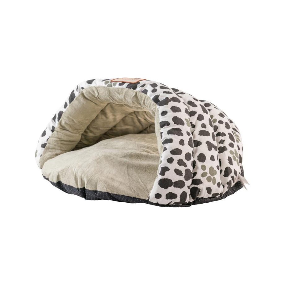 Armarkat Cat Bed Model C19HZY/HL Sage Green Paw Print Pattern