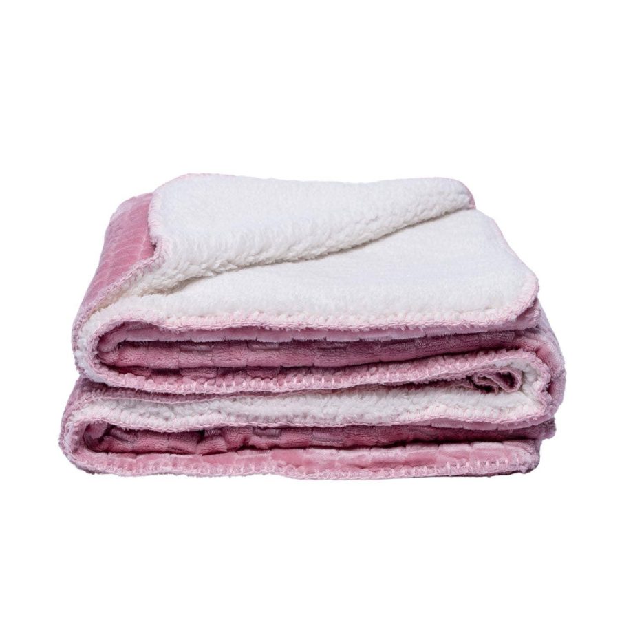 Textured Luxury Sherpa Pet Blanket - Multiple Color Choices (50" x 60")