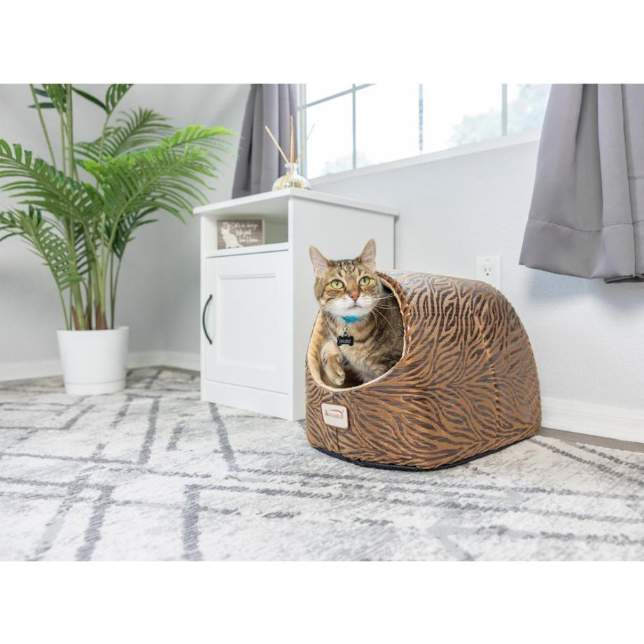 Armarkat Cat Bed Model C11HBW/MH Bronze & Beige