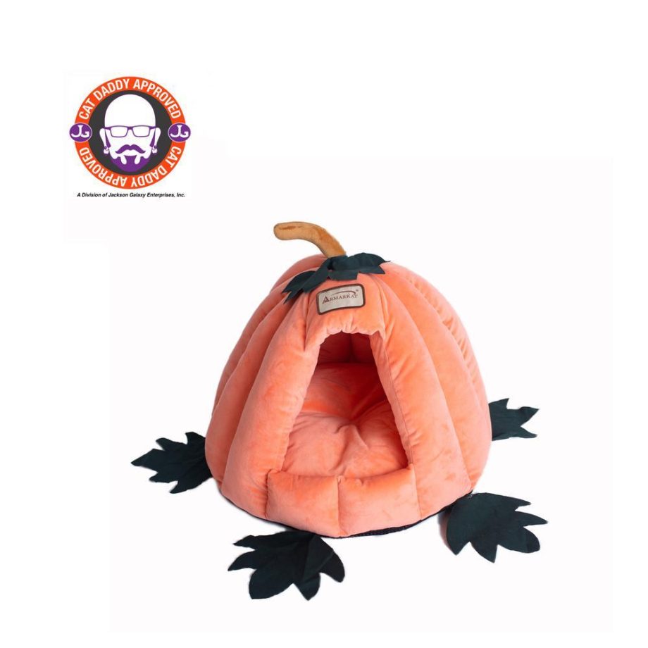 Armarkat Cat Bed Model C85CCS Pumpkin Shape