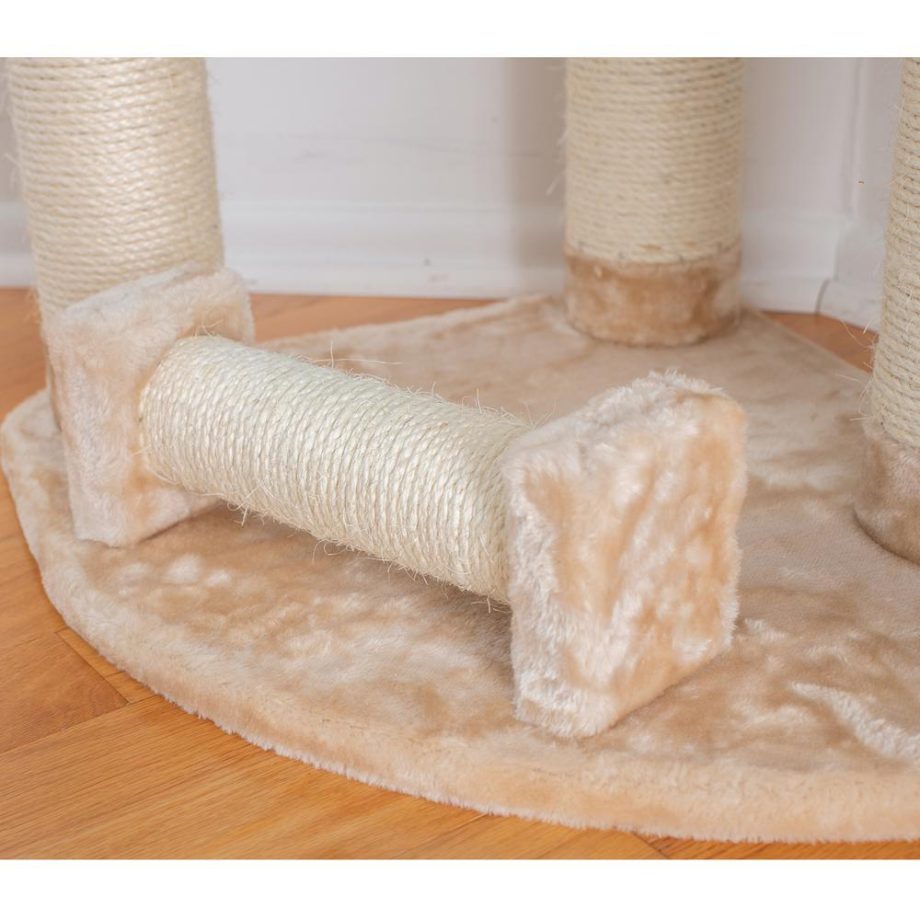 Armarkat 74 " H Press Wood Real Wood Cat Tree With Cured Sisal Posts for Scratching, A7463