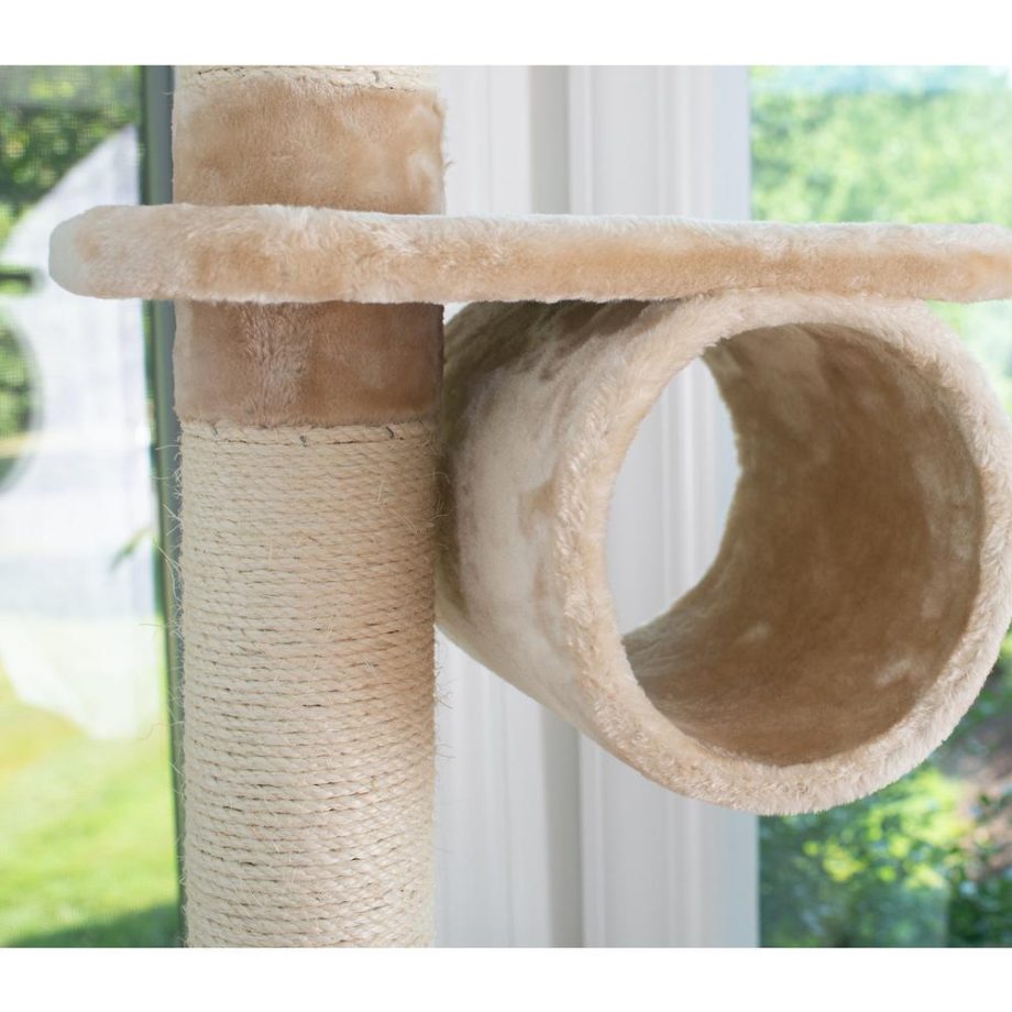 Armarkat 74 " H Press Wood Real Wood Cat Tree With Cured Sisal Posts for Scratching, A7463