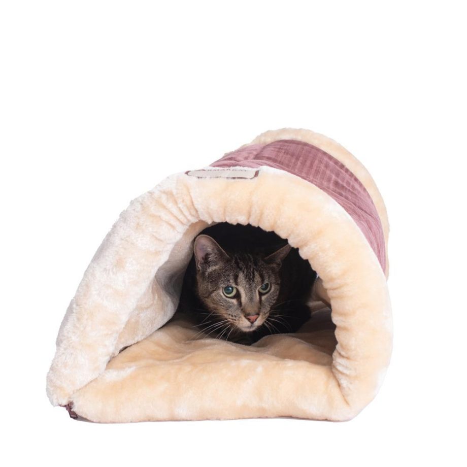 Armarkat Cat Bed/Pad Model C16HTH/MH Indian Red & Beige