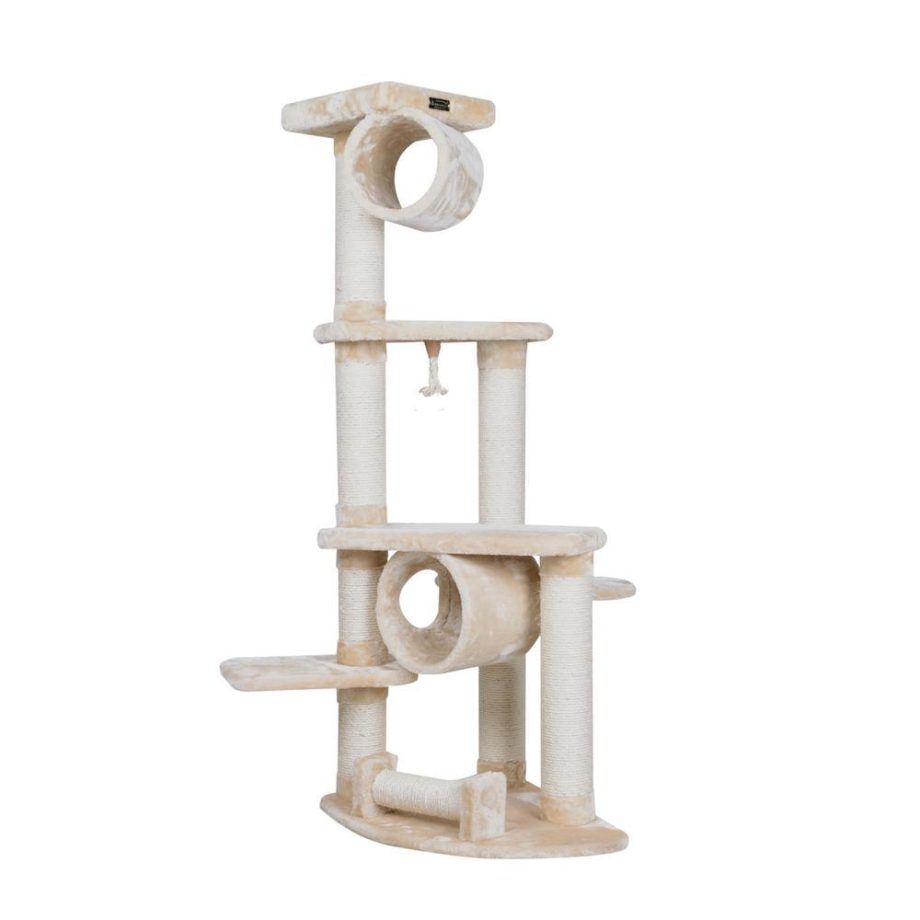 Armarkat 74 " H Press Wood Real Wood Cat Tree With Cured Sisal Posts for Scratching, A7463