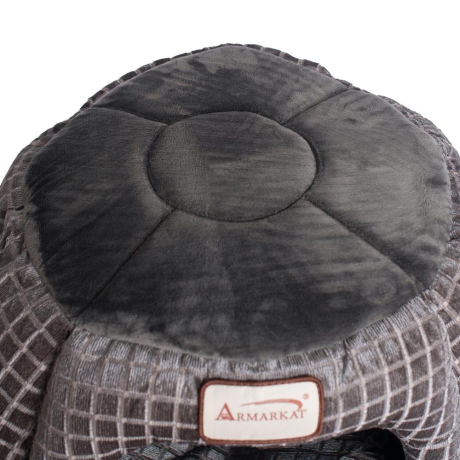 Armarkat Cat Bed Model C30HHG/SH, Bronze & Silver
