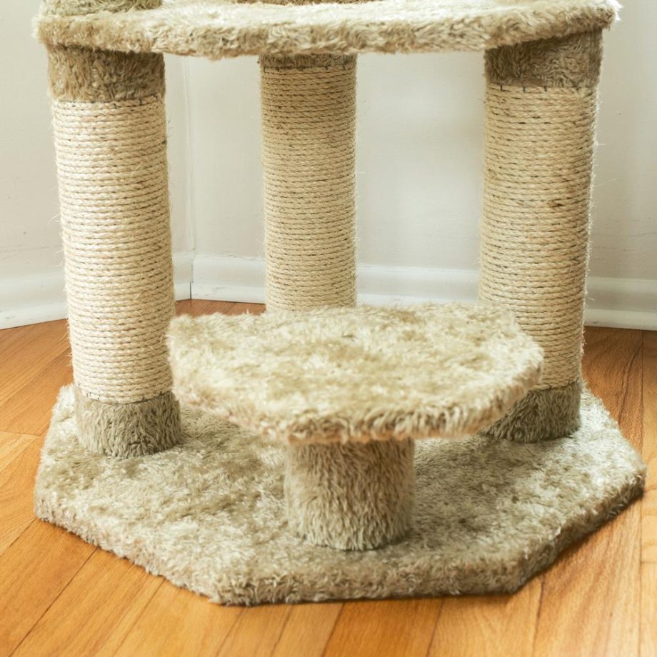 Armarkat Real Wood Cat Climber, Cat Jungle Tree With Sisal Carpet Platforms for Kittens Pets Play, X6606